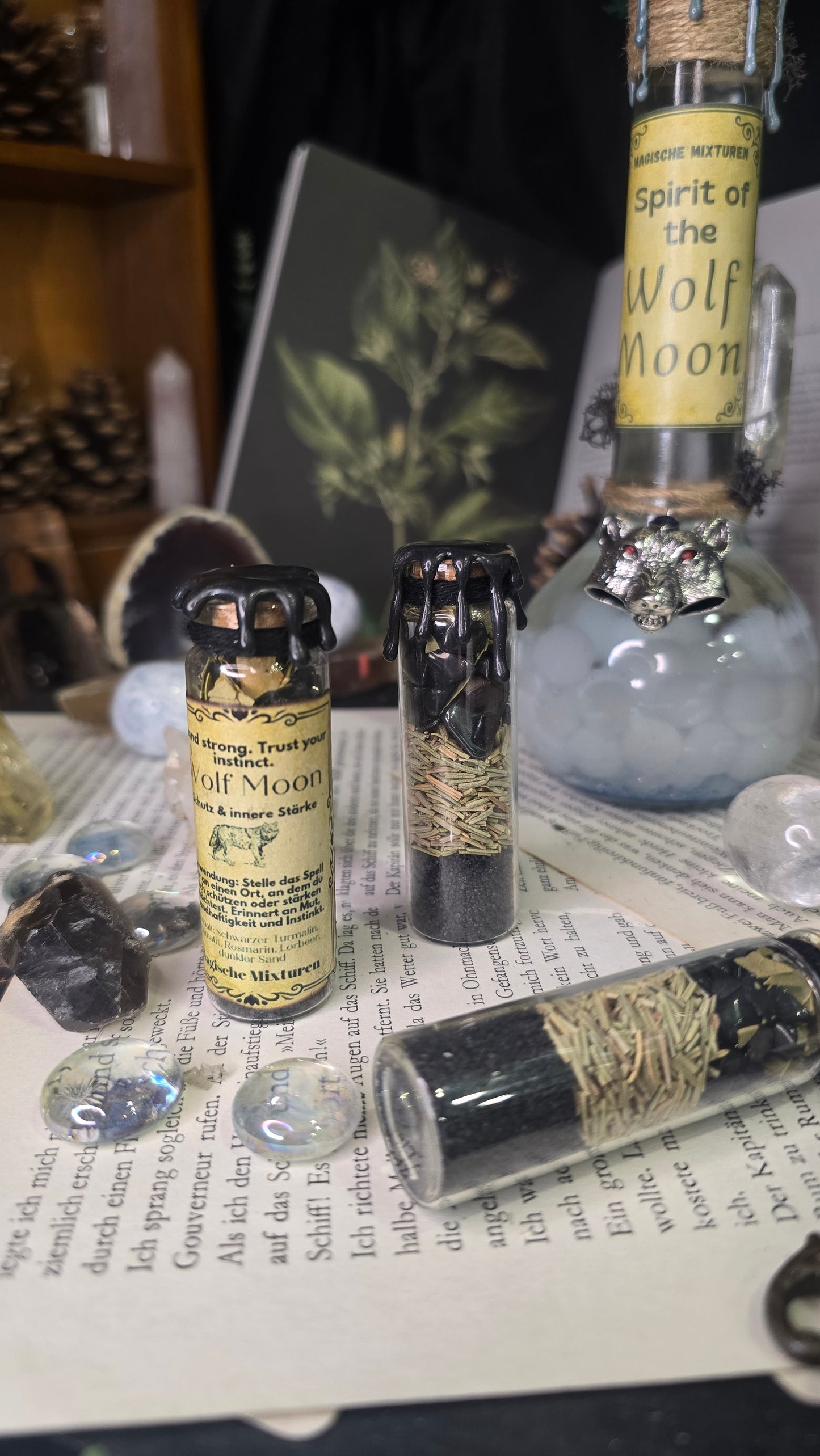 Wolf Moon Spell Jar - Schutz & innere Stärke