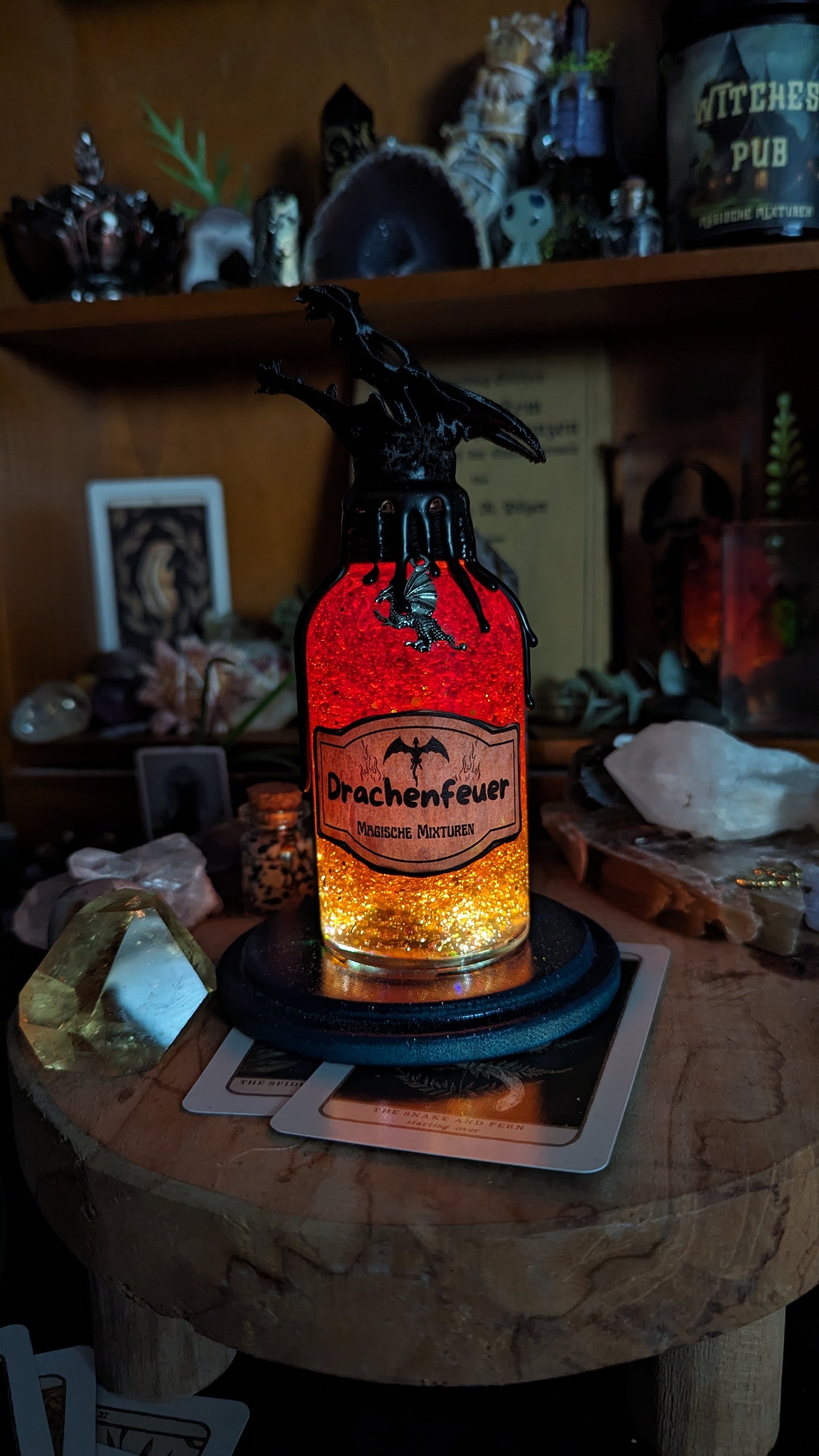 Drachenfeuer Orange MIT Beleuchtung
