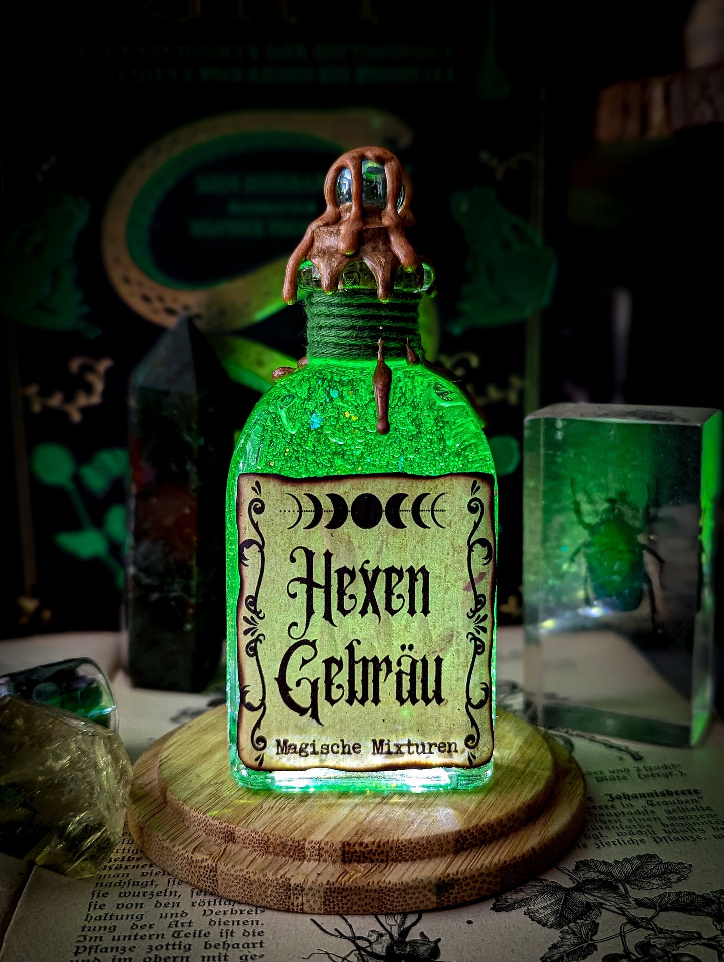 Hexengebräu Deutsches Etikett