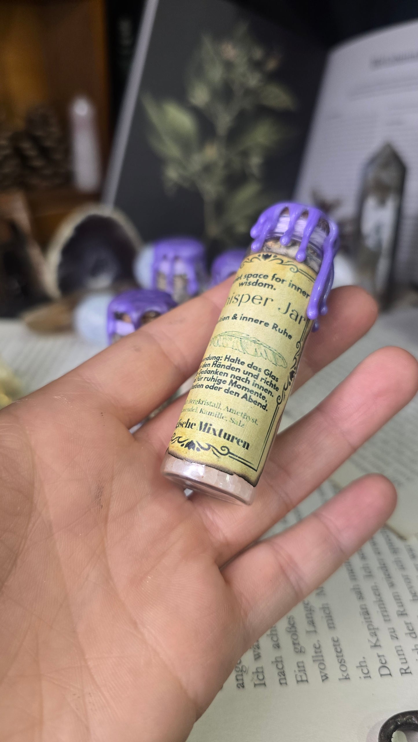 Whisper Jar Spell Jar - Intuition & innere Ruhe