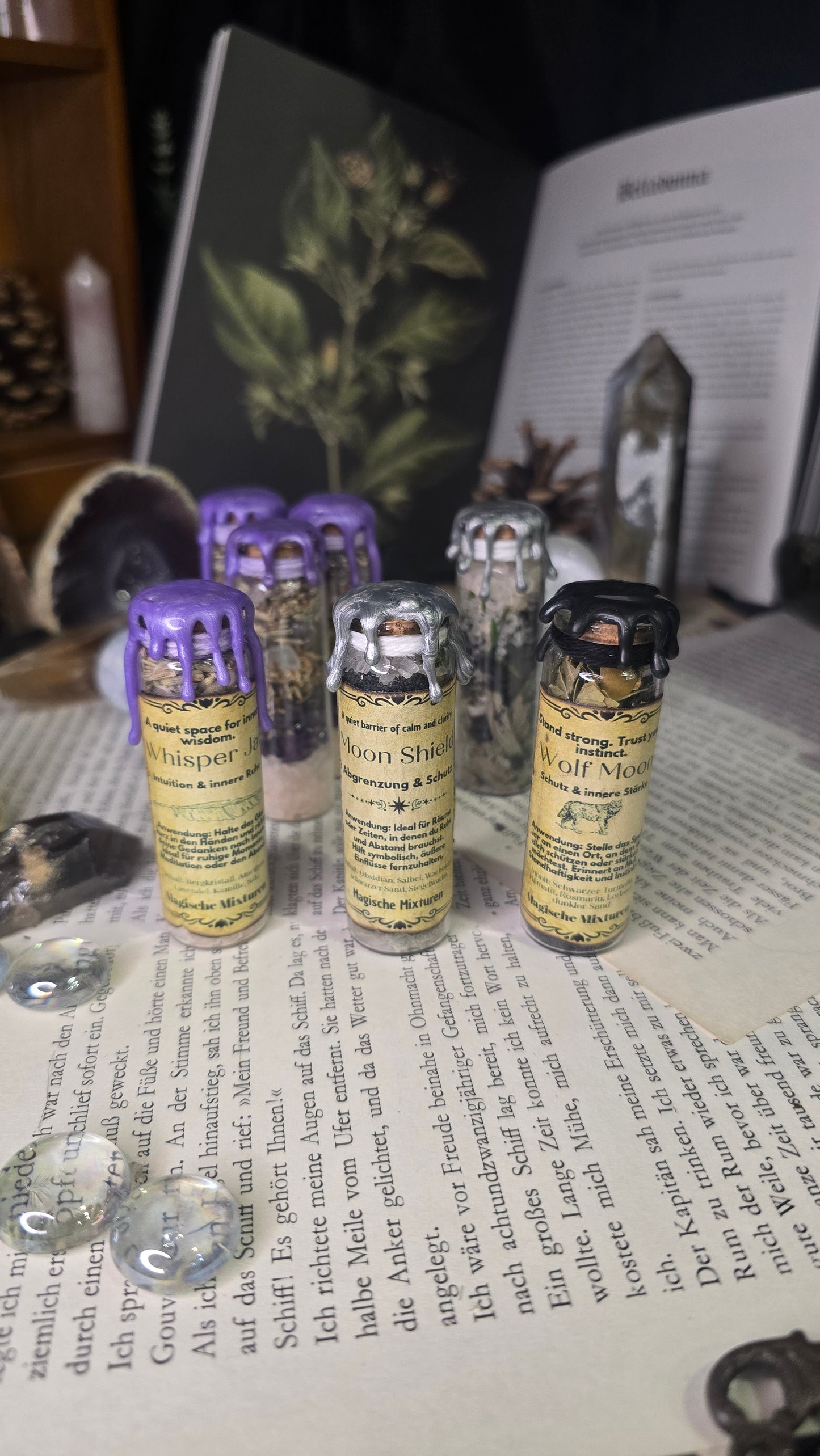 Moon Shield Spell Jar - Abgrenzung & Schutz