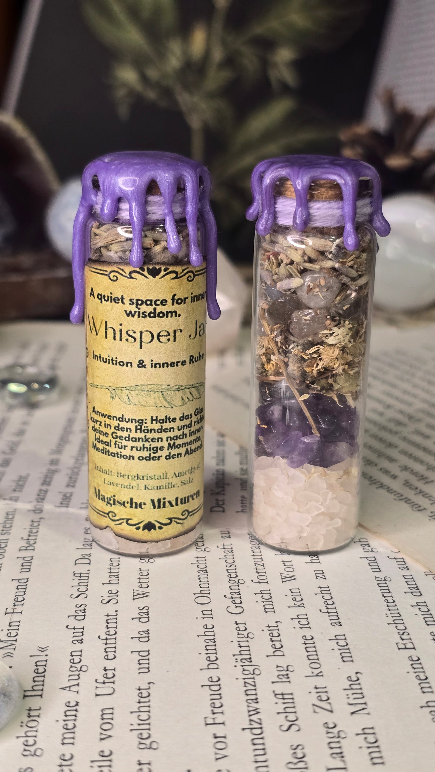 Whisper Jar Spell Jar - Intuition & innere Ruhe