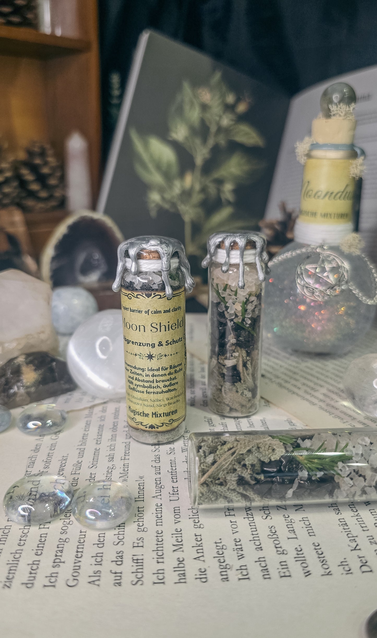 Moon Shield Spell Jar - Abgrenzung & Schutz