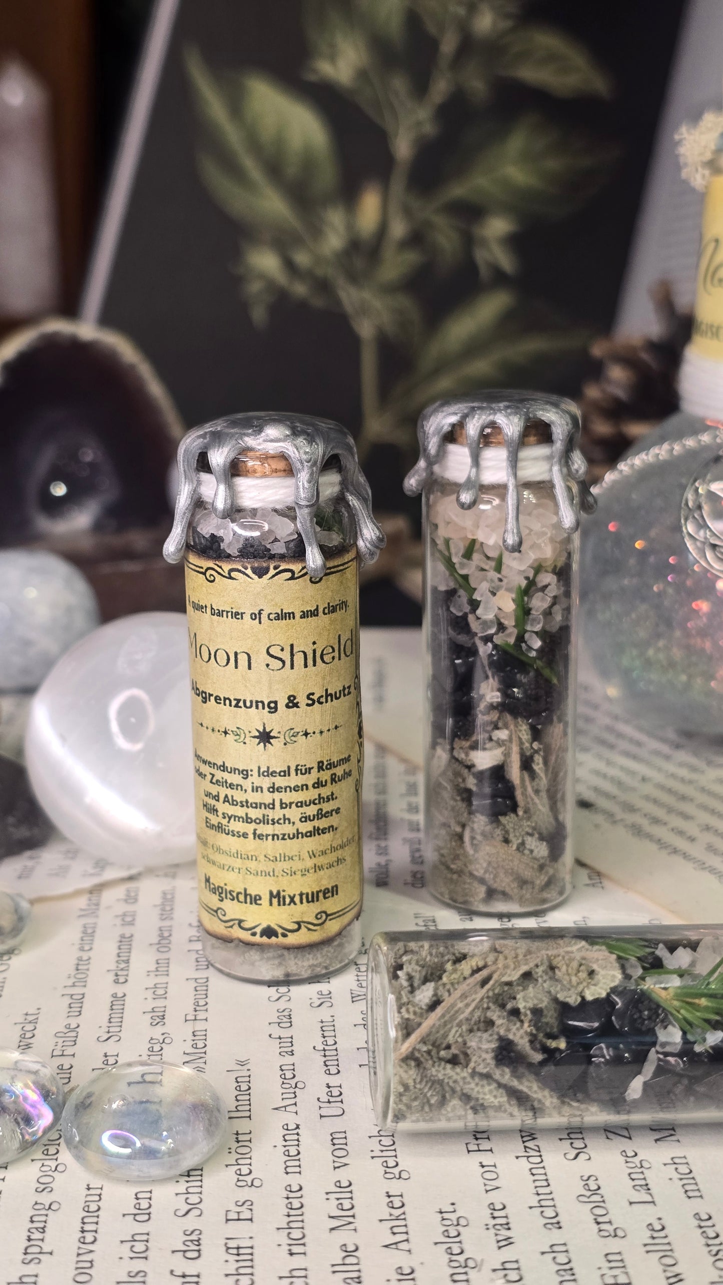 Moon Shield Spell Jar - Abgrenzung & Schutz