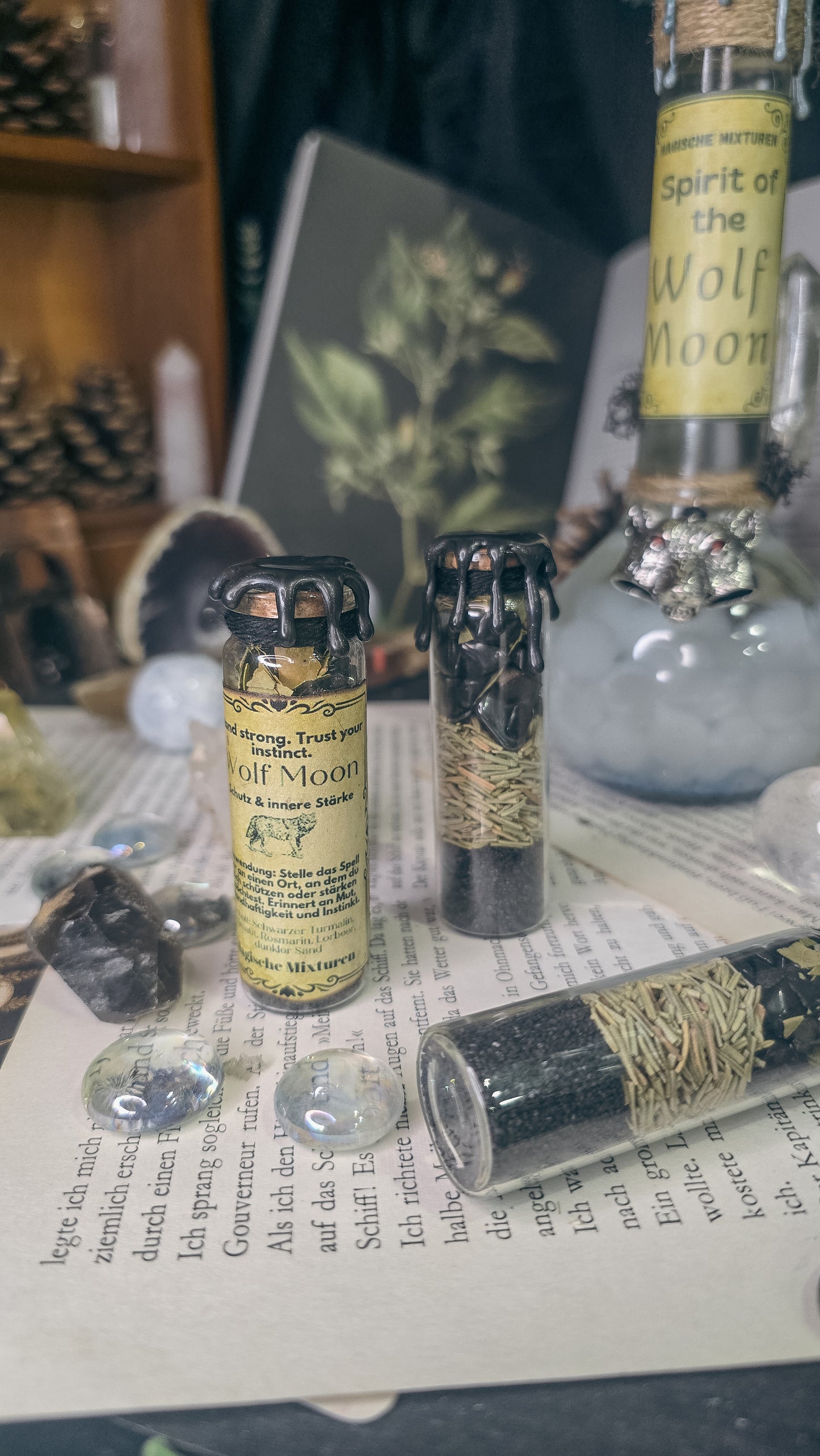 Wolf Moon Spell Jar - Schutz & innere Stärke