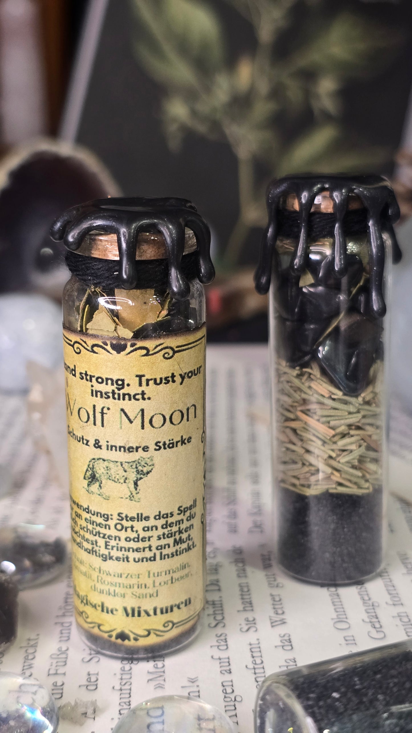 Wolf Moon Spell Jar - Schutz & innere Stärke