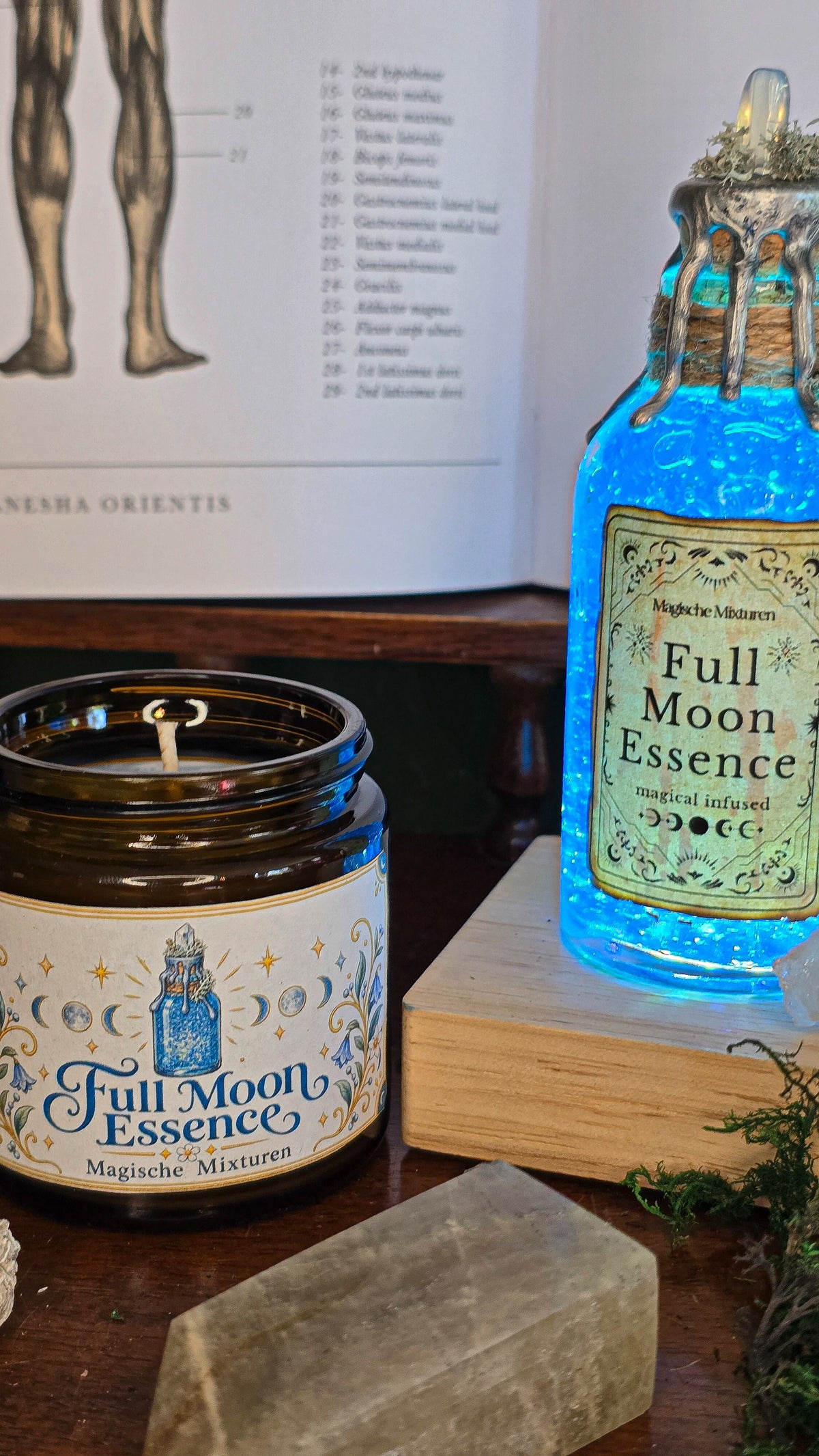 Full Moon Essence Kerze