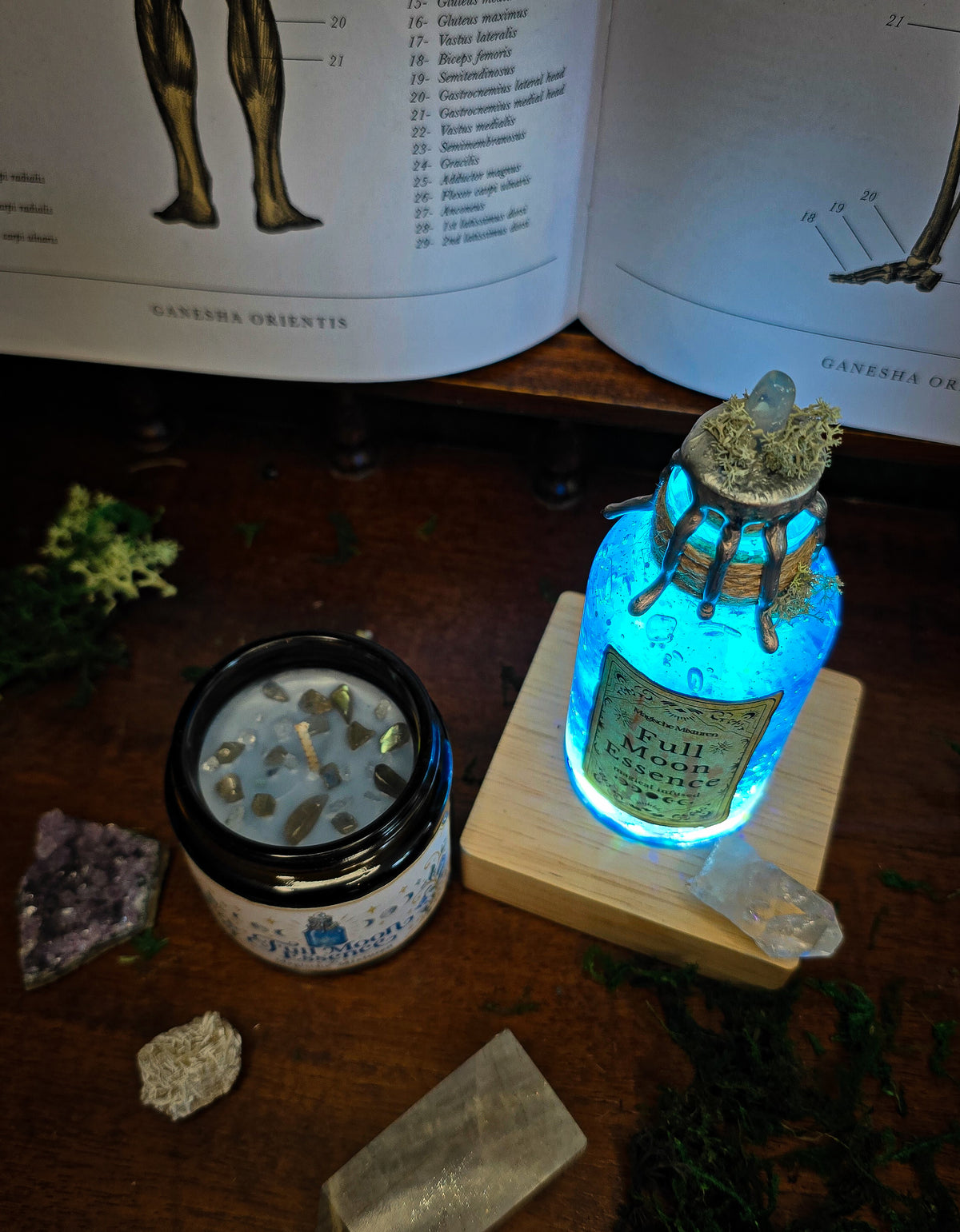 Full Moon Essence Kerze