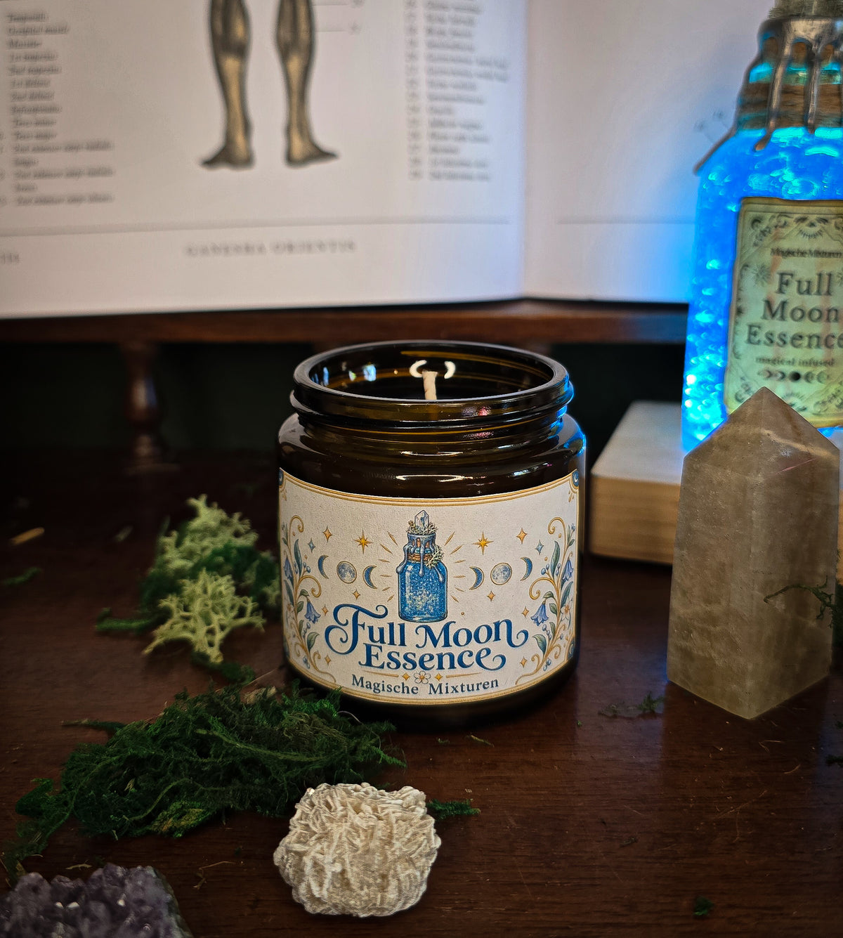 Full Moon Essence Kerze